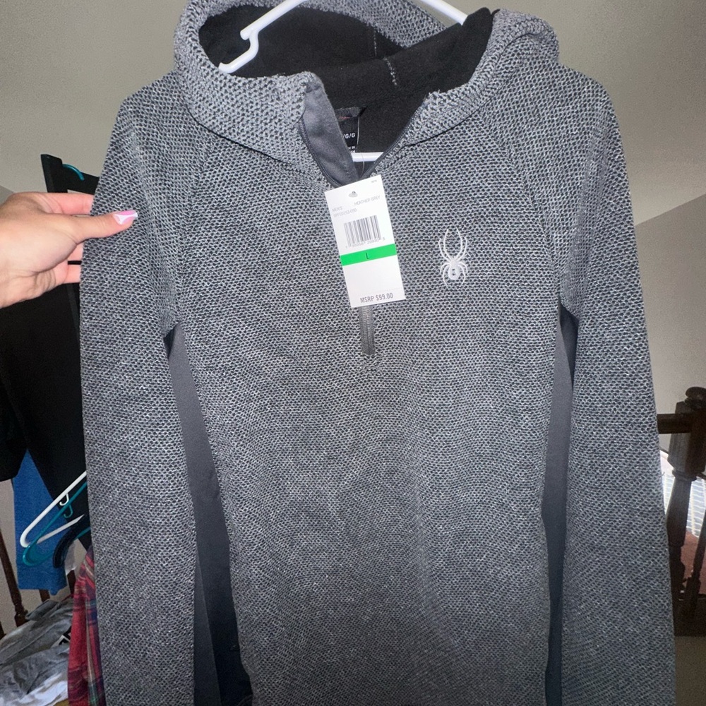 NEW spyder atheltic warm zip up!